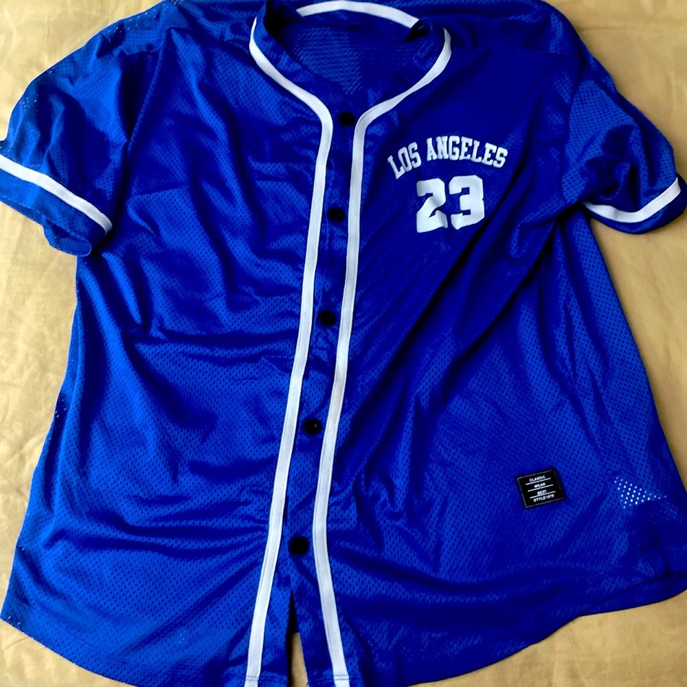Los Angeles jersey number 23 blue